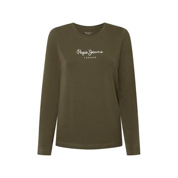 T-Shirt, Rundhals, langarm