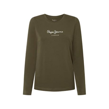 Pepe Jeans London New Virginia Slim Fit Maniche Lunghe Girocollo T-Shirt  