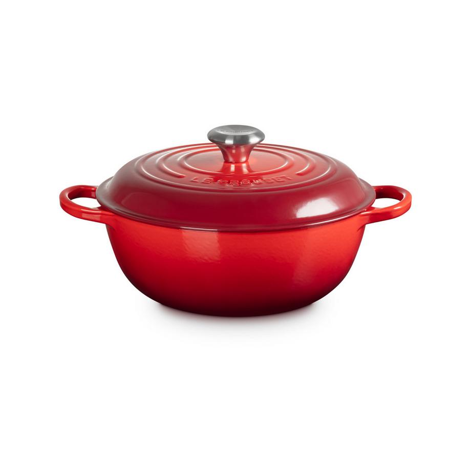 LE CREUSET Bräter Stew Pot Signature, Kirschrot 