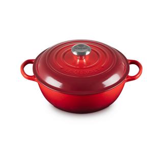 LE CREUSET Bräter Stew Pot Signature, Kirschrot 