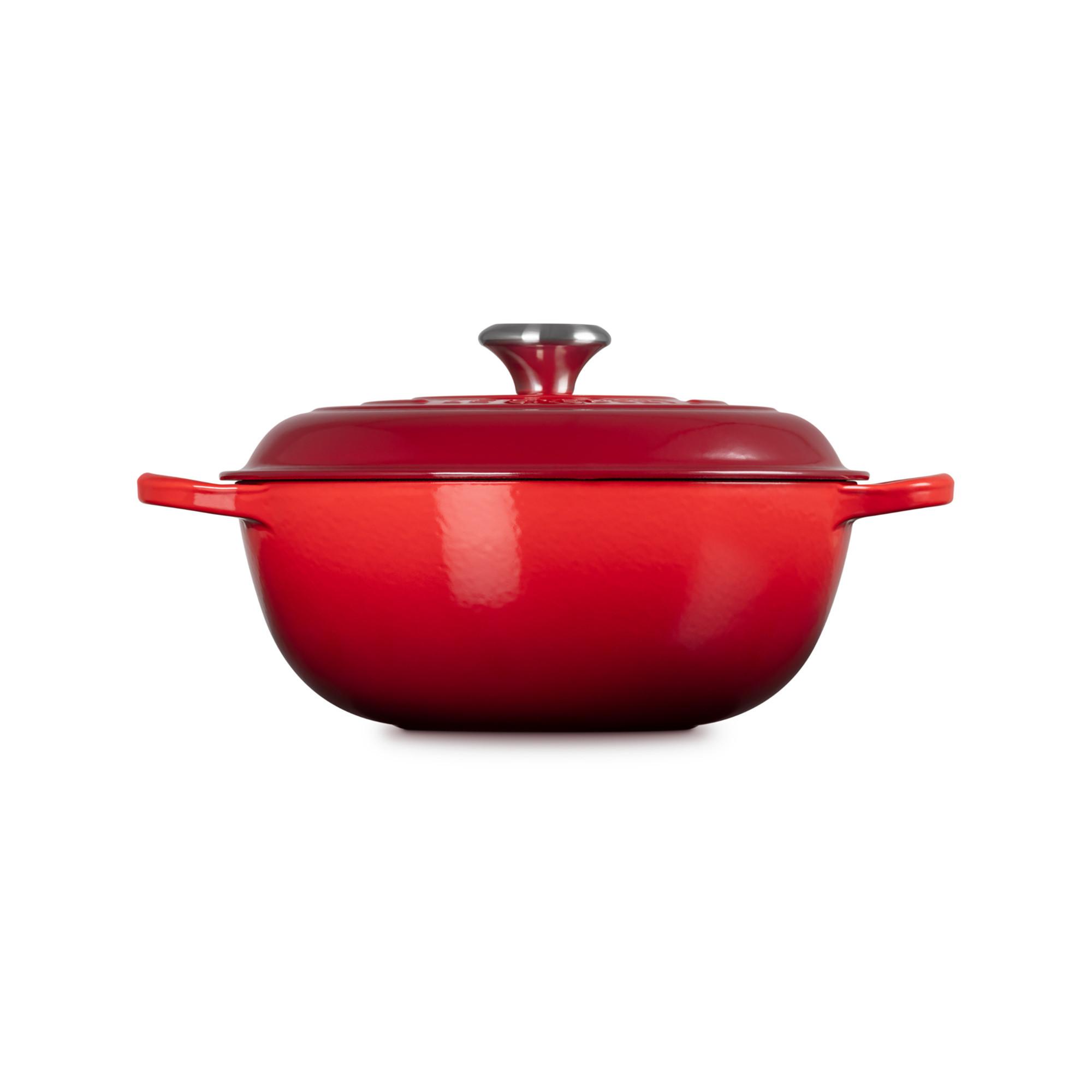 LE CREUSET Bräter Stew Pot Signature, Kirschrot 