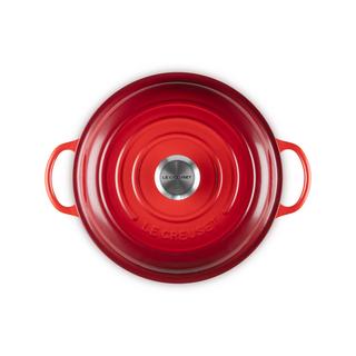 LE CREUSET Bräter Stew Pot Signature, Kirschrot 