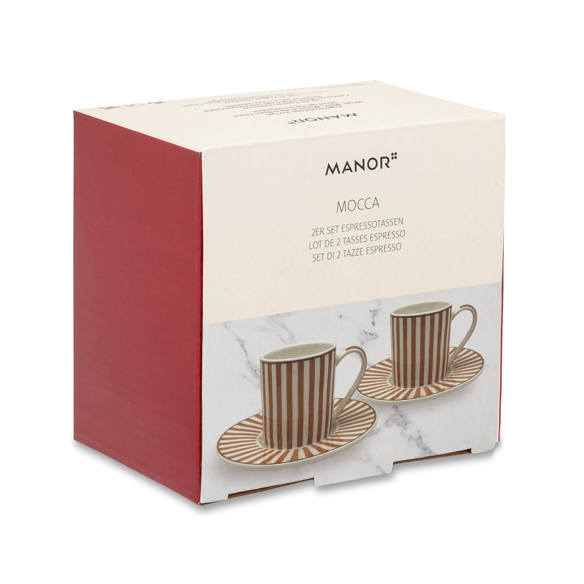 Manor Espresso-Set,4-tlg Mocca 