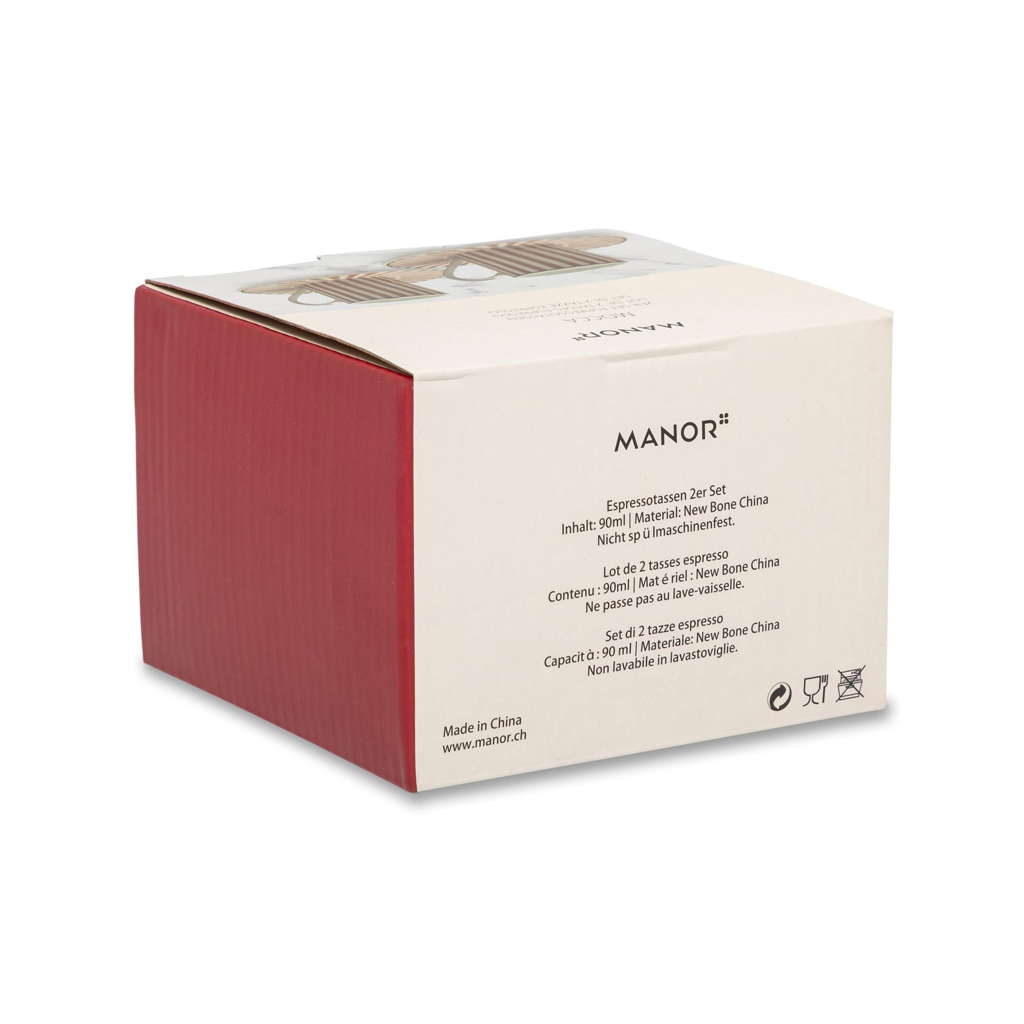 Manor Espresso-Set,4-tlg Mocca 