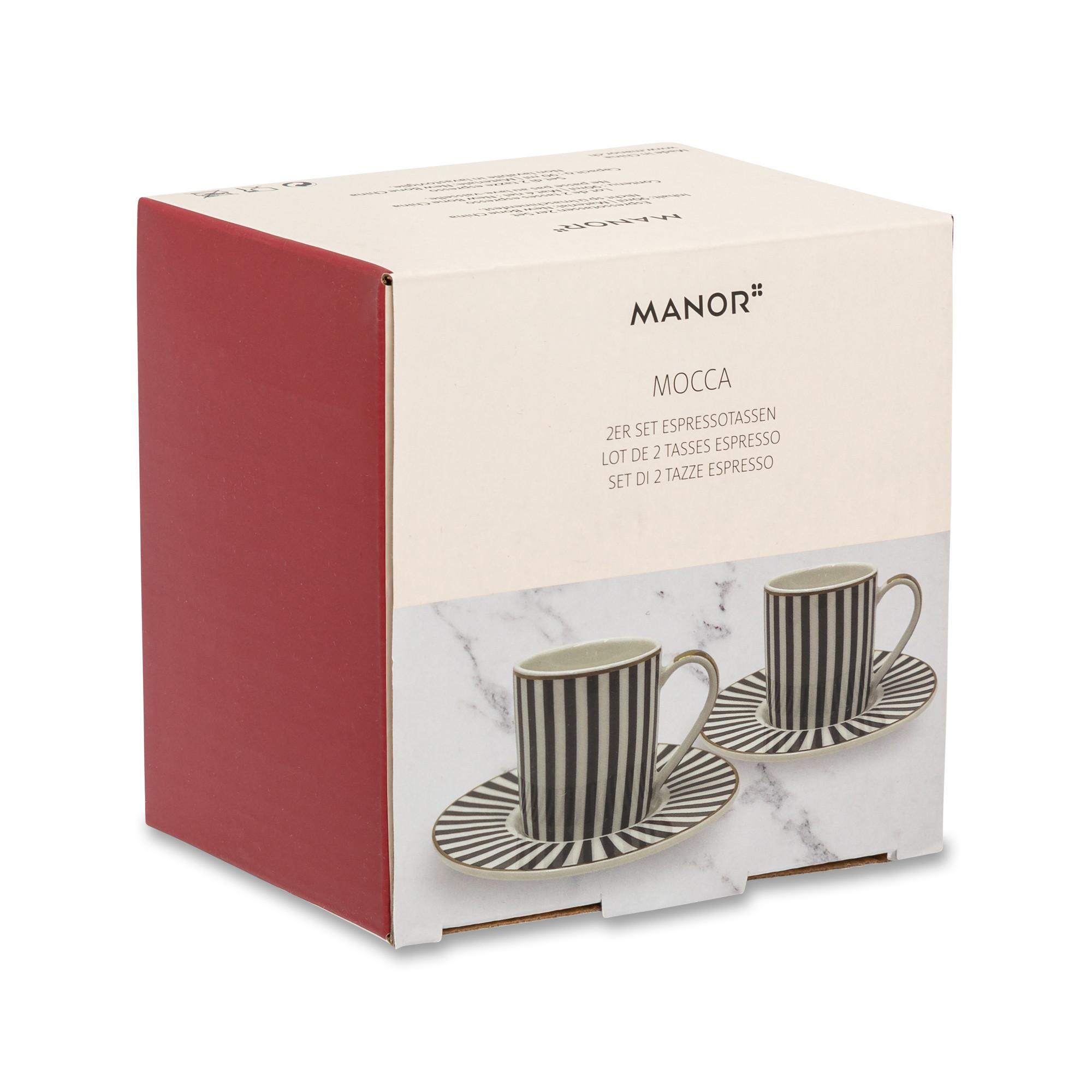 Manor Espresso-Set,4-tlg Mocca 