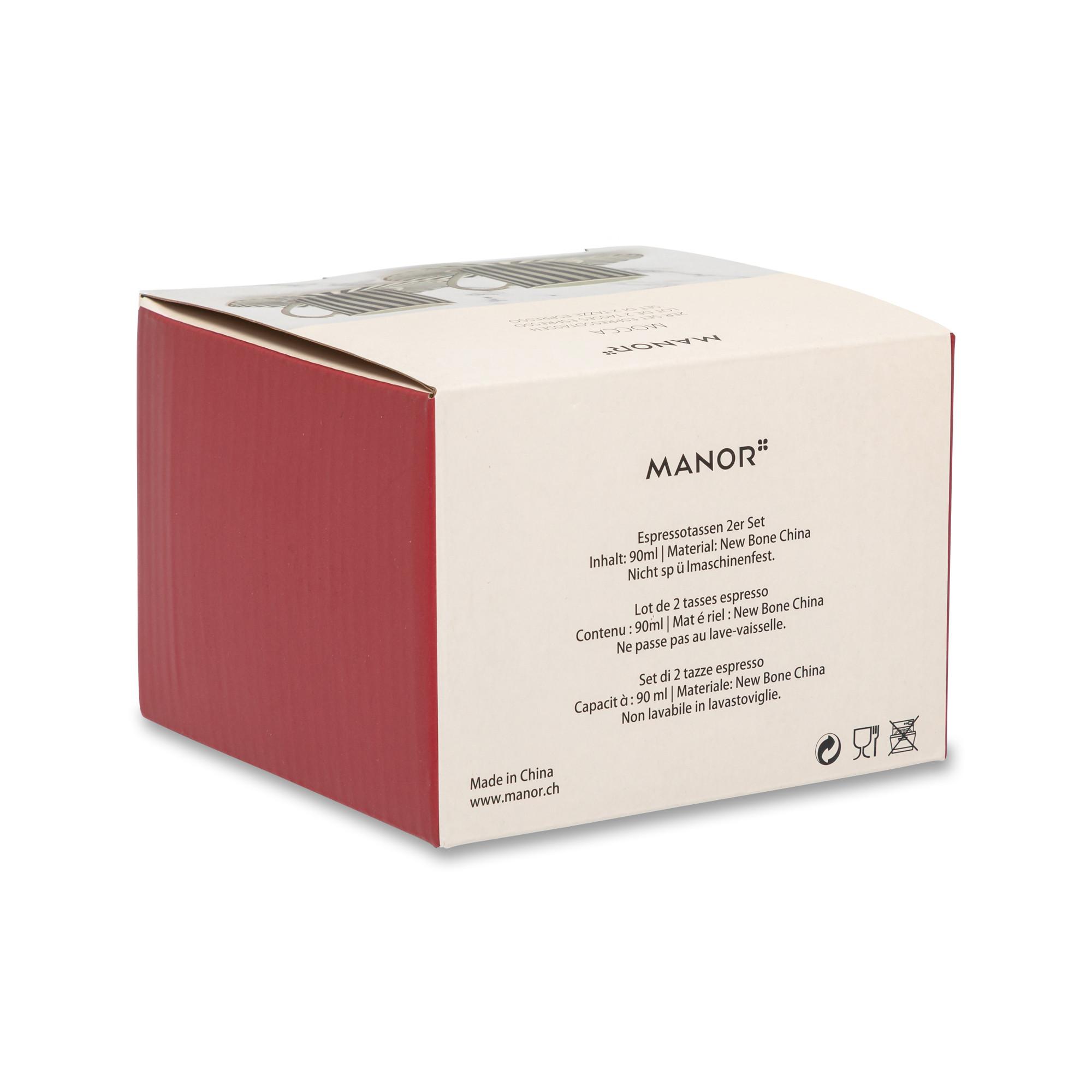 Manor Espresso-Set,4-tlg Mocca 