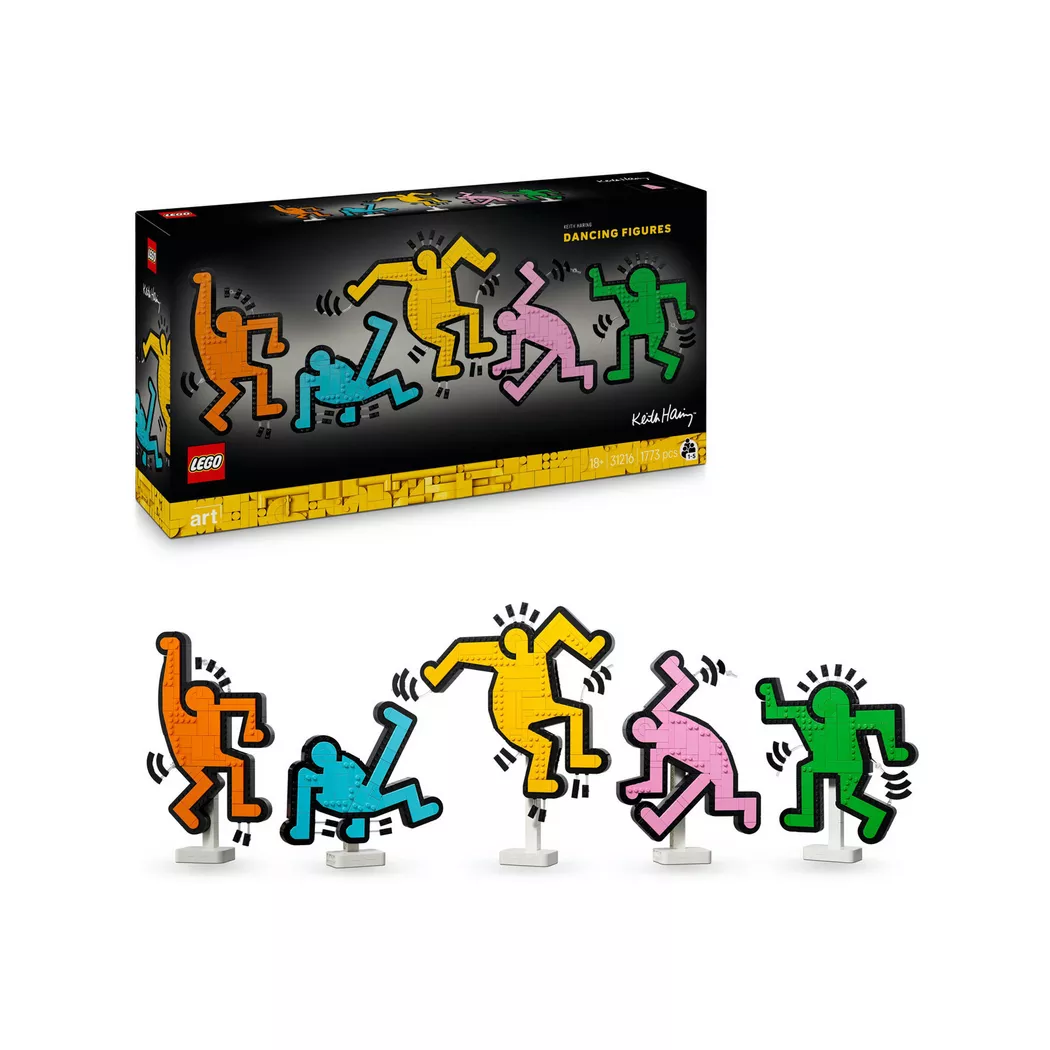 LEGO® - 31216 Keith Haring – Tanzende Figuren, Multicolor