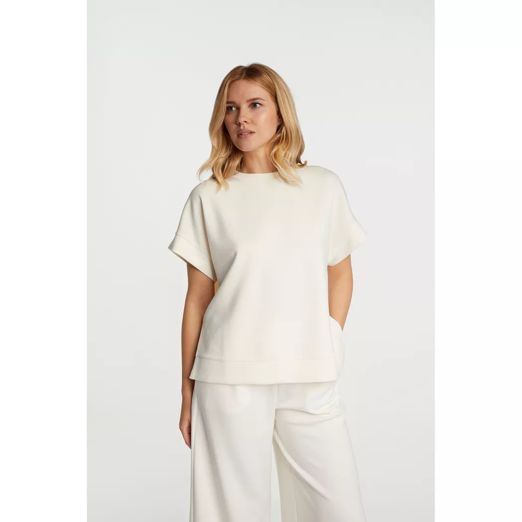Rich & Royal - T-Shirt, für Damen, Offwhite, Größe M