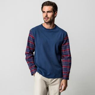 Manor Man Bi-Material Hemd  