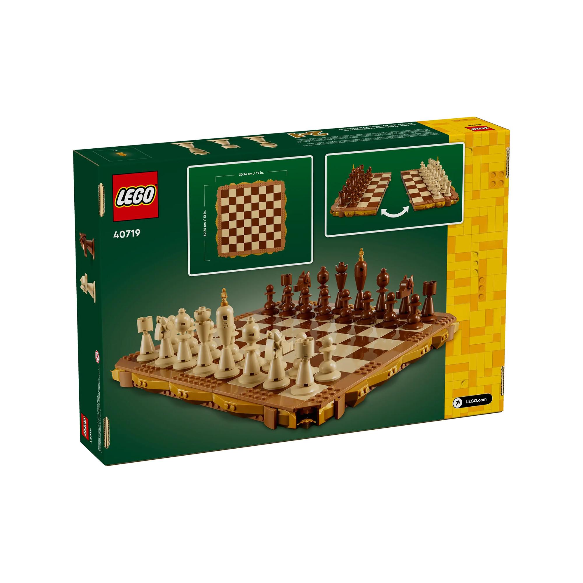 LEGO®  40719 Jeu d'échecs traditionnel 