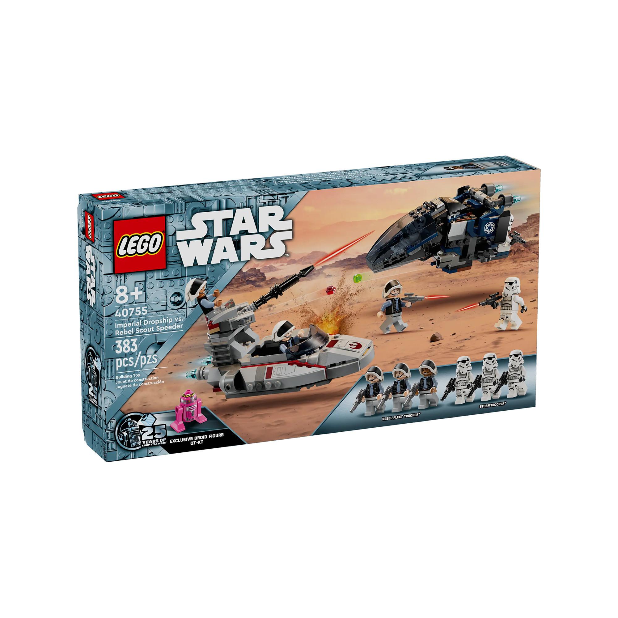 LEGO®  40755 Dropship Imperiale vs. Scout Speeder dei Ribelli 