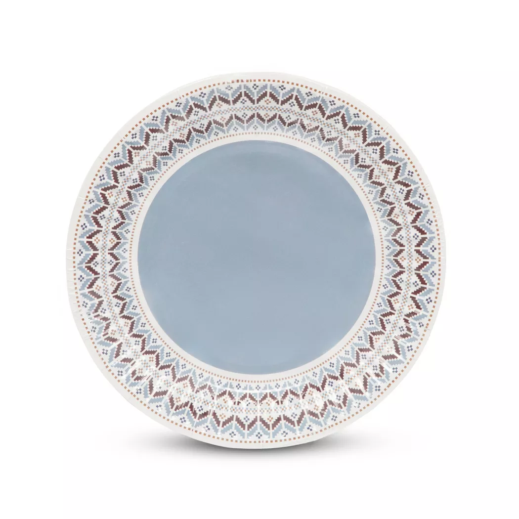 Manor - Papierteller, 18cm, Multicolor