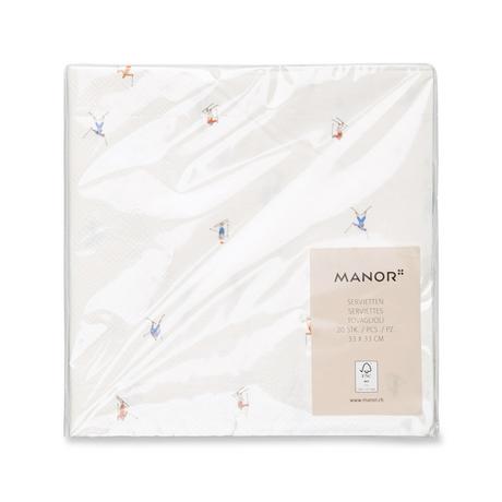 Manor Papierservietten, 20 Stück Après Ski 