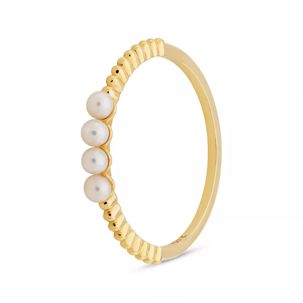Puro® - Ring, 56, Gelbgold