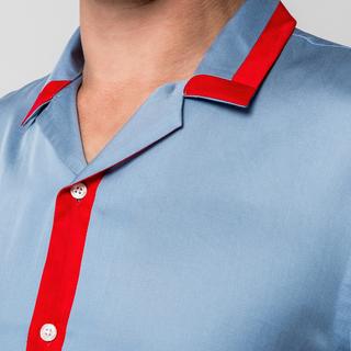 Manor Man Kurzarm Hemd Slim Fit  