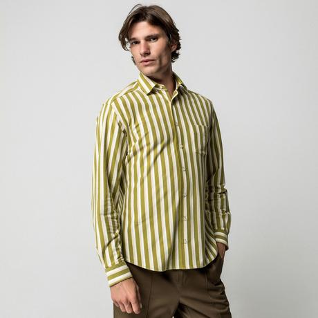 Manor Man Jersey Streifenhemd  