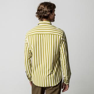 Manor Man Jersey Streifenhemd  