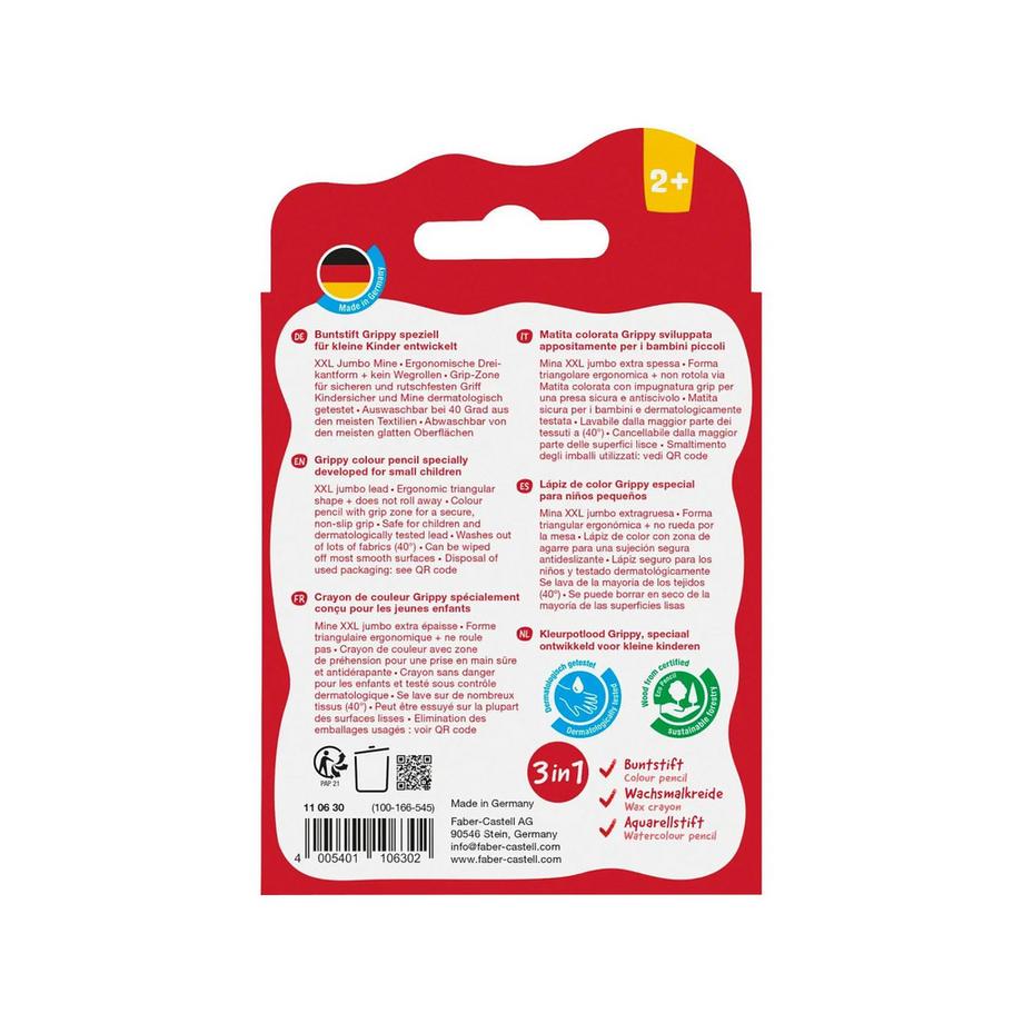 FABER CASTELL Farbstift Set Grippy 