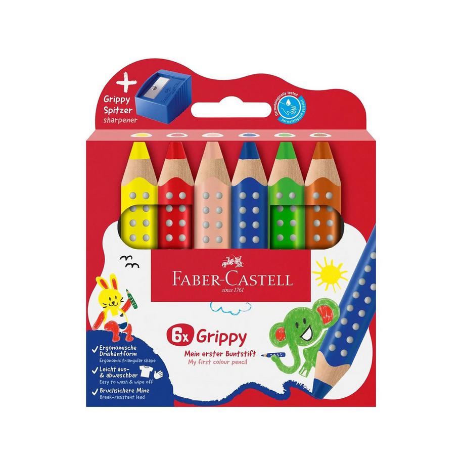 Faber-Castell Farbstift Set Grippy 