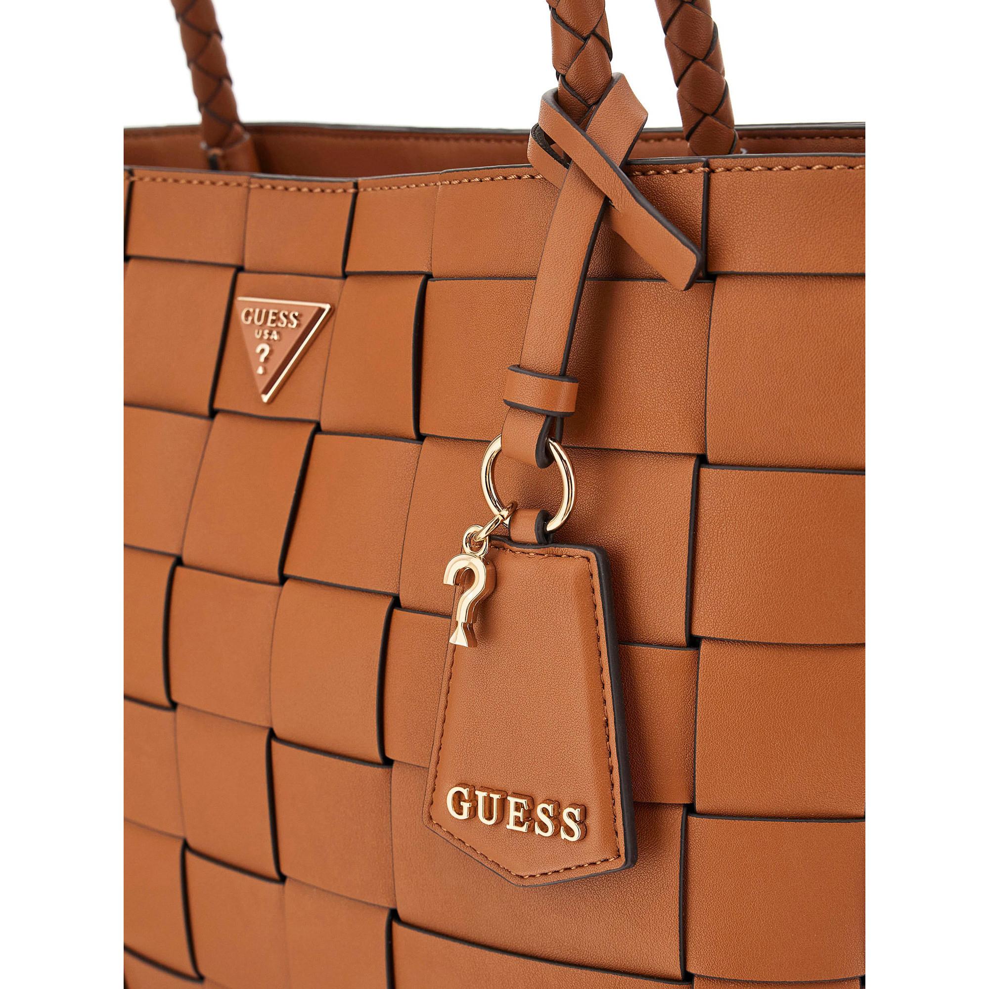 GUESS Maylee Geflochtene Tote Bag  