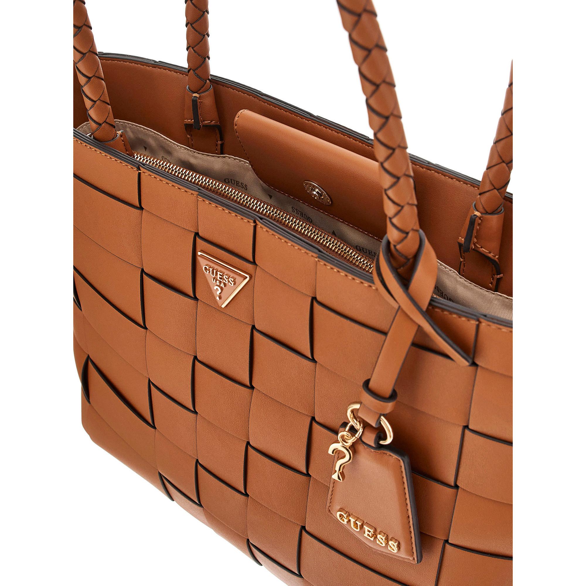 GUESS Maylee Geflochtene Tote Bag  