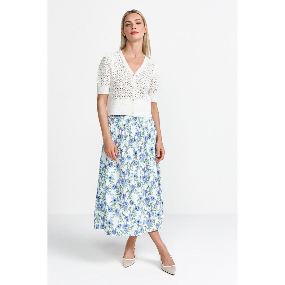 Rich & Royal Gonna plissettata floreale midi  