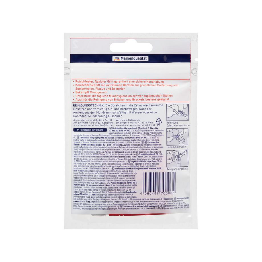 Dontodent  Spazzolini interdentali ISO 2 