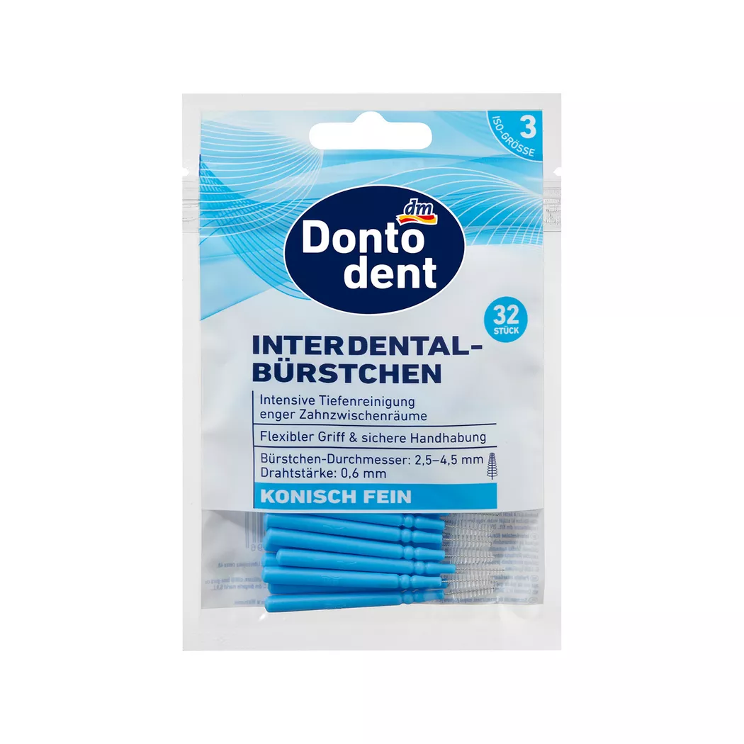Dontodent - Interdental-Bürstchen ISO 3, 32STK