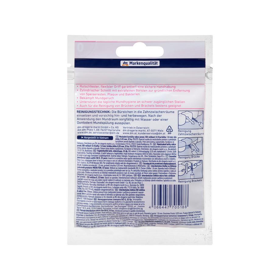 Dontodent  Interdental-Bürstchen ISO 0 
