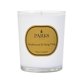 Parks London Candela profumata in vetro Sandalwood & Ylang Ylang 