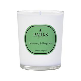 Parks London Bougie parfumée en verre Rosemary & Bergamot 