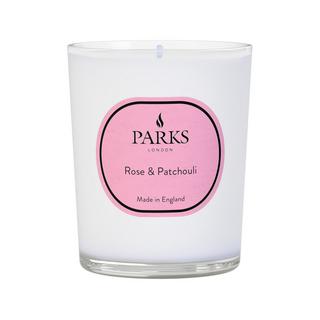 Parks London Candela profumata in vetro Rose & Patchouli 