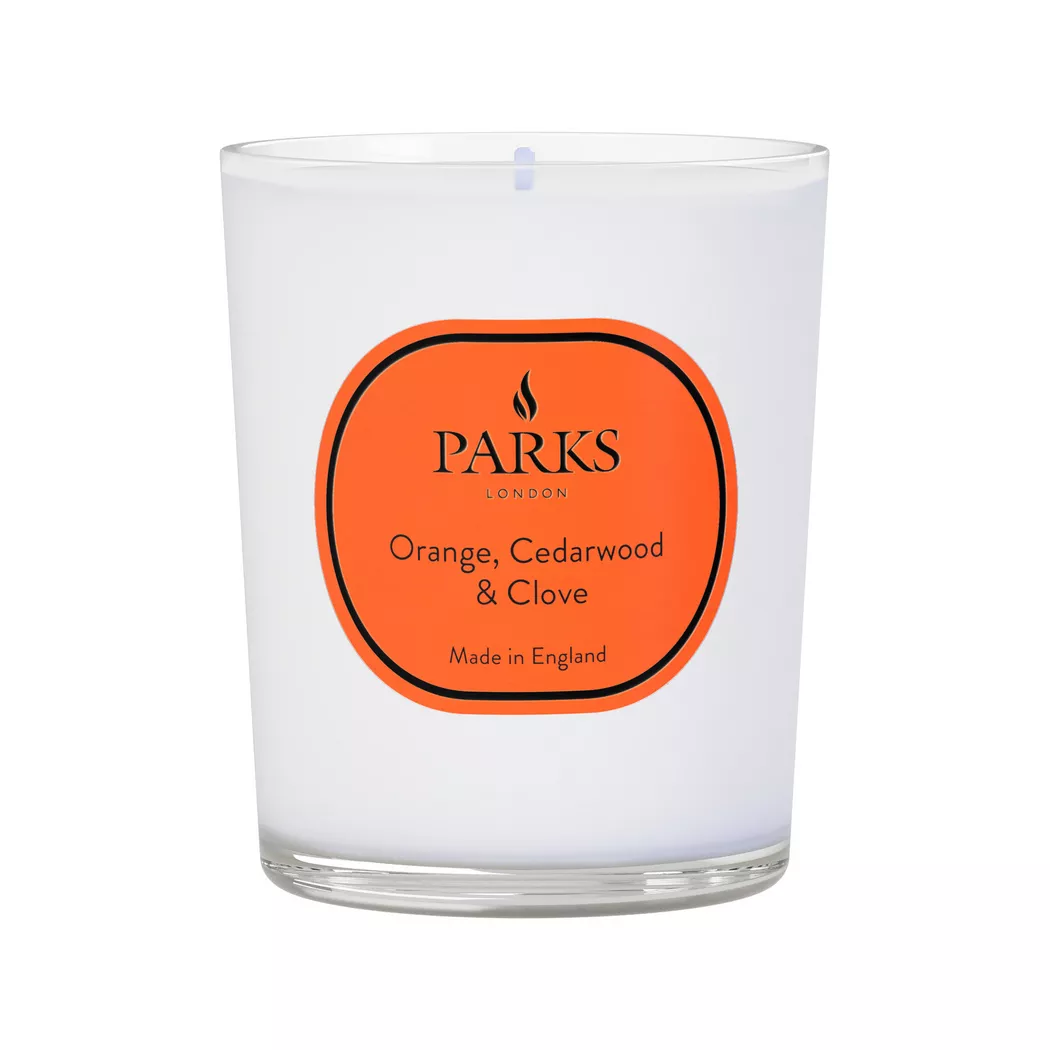 Parks London - Duftkerze im Glas, 180g, Weiss