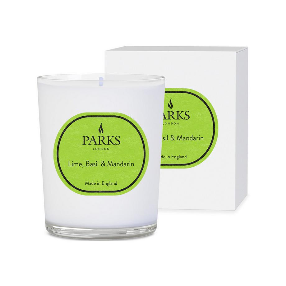 Parks London Duftkerze im Glas Lime, Basil & Mandarin 