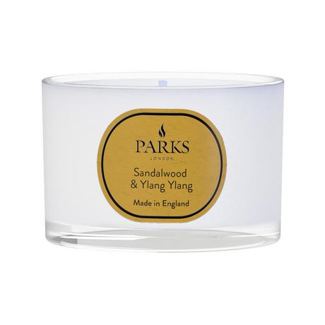 Parks London Candela profumata in vetro Sandalwood & Ylang Ylang 