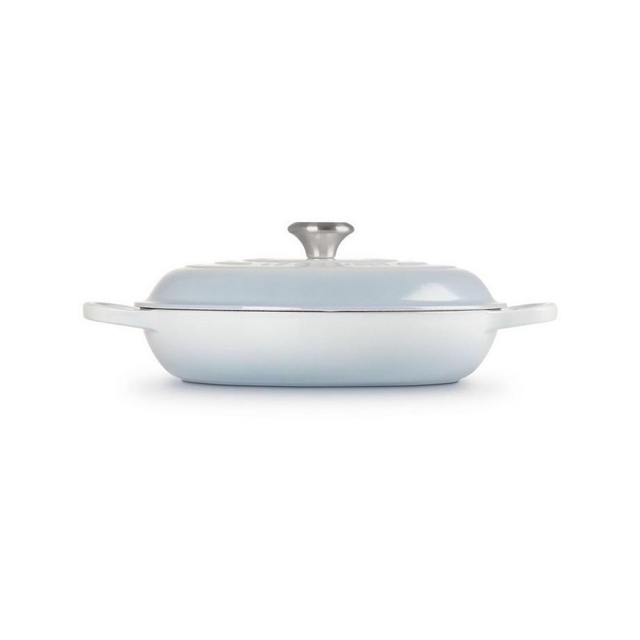 LE CREUSET Cocotte basse Signature, Coastal Blue 