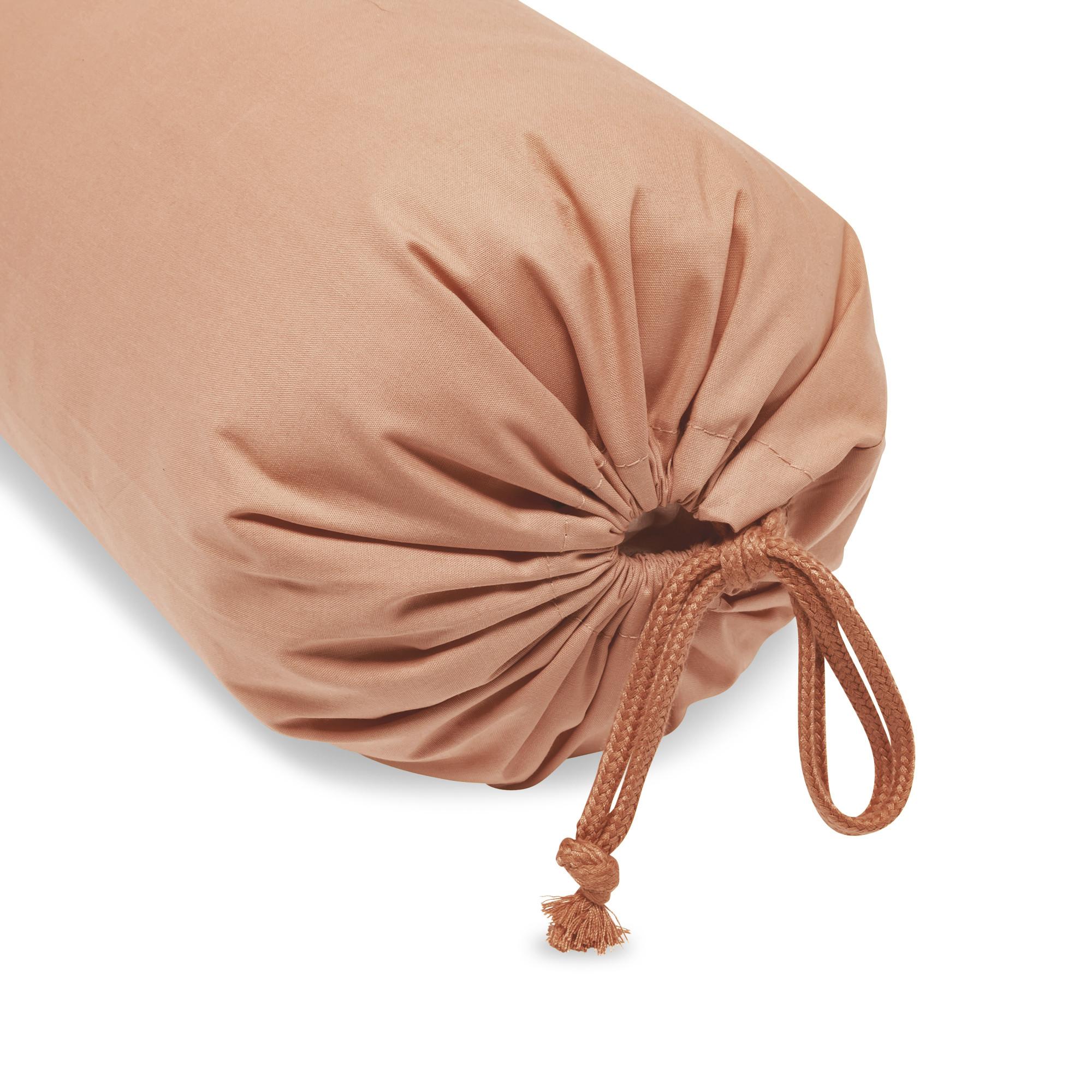 Manor Housse de traversin Percale Uni  