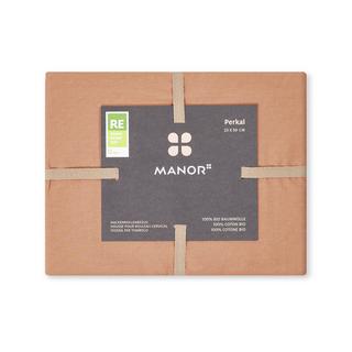 Manor Housse de traversin Percale Uni  