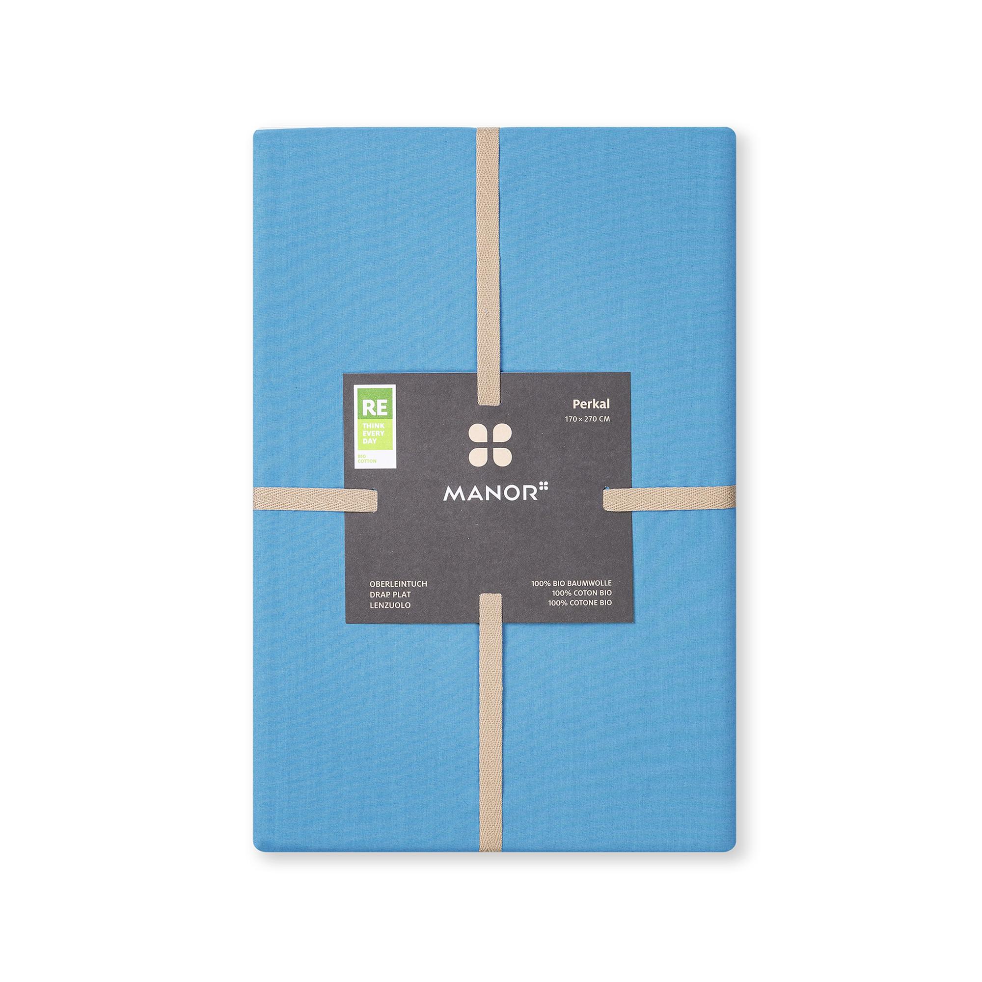 Manor Percalle Uni Lenzuolo con Angoli  