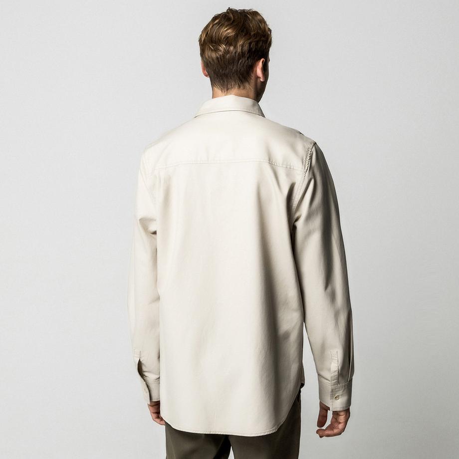 Manor Man Langarm Overshirt mit Brusttaschen  