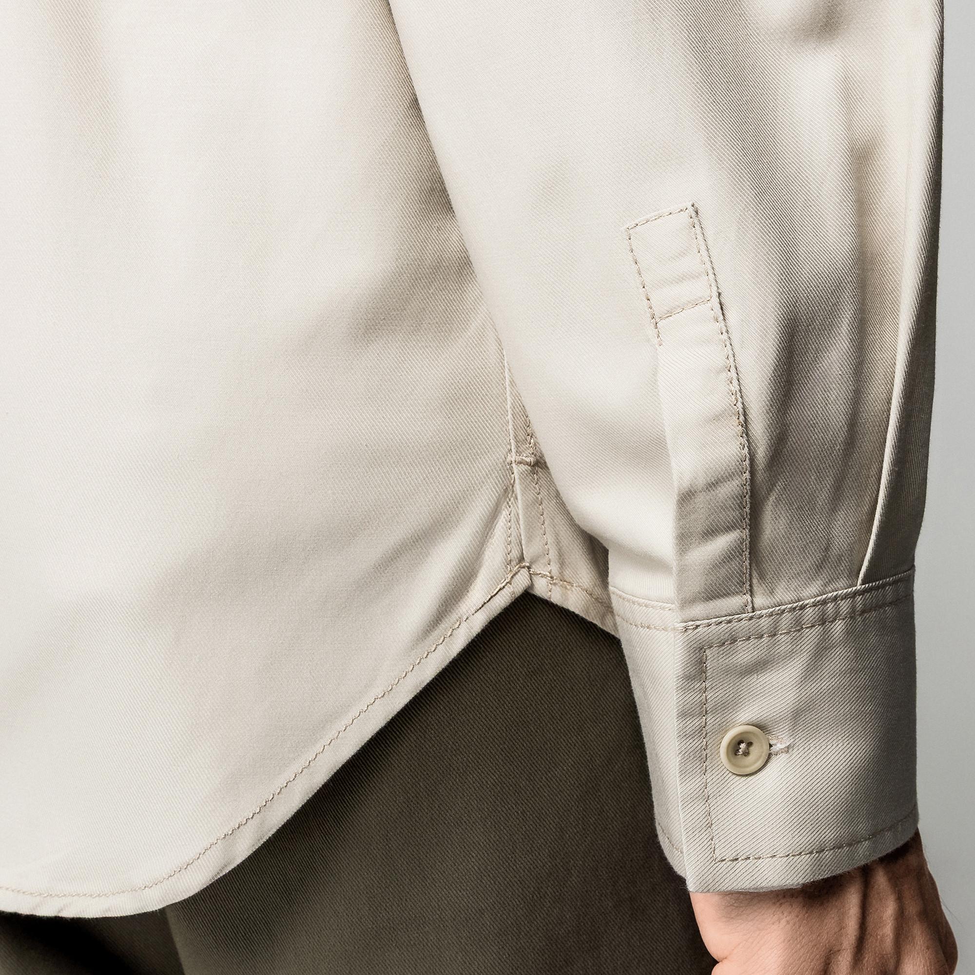 Manor Man Langarm Overshirt mit Brusttaschen  