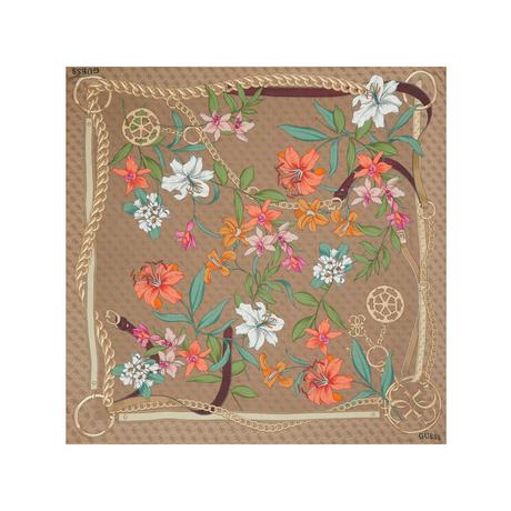 GUESS Kefiah Foulard Carré Imprimé Floral  