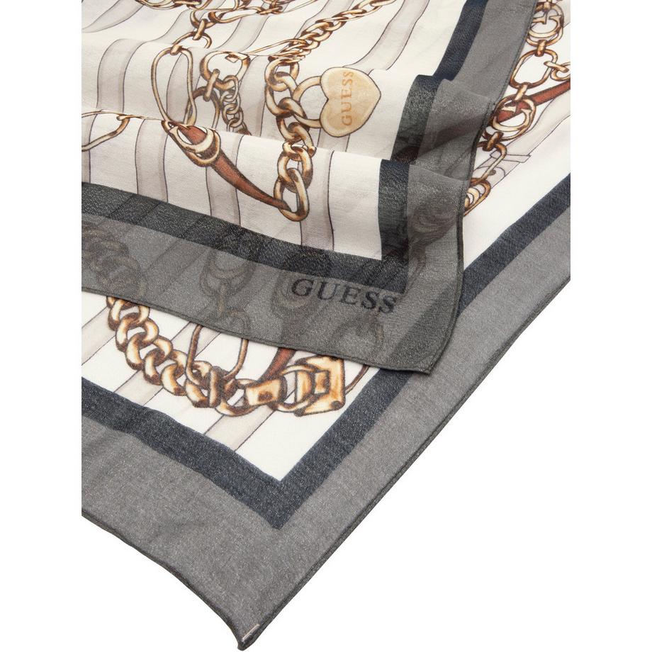 GUESS Sciarpa Stampa Catena  