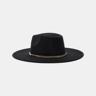 GUESS Chapeau Fedora avec Détail Chaîne  