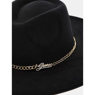 GUESS Chapeau Fedora avec Détail Chaîne  