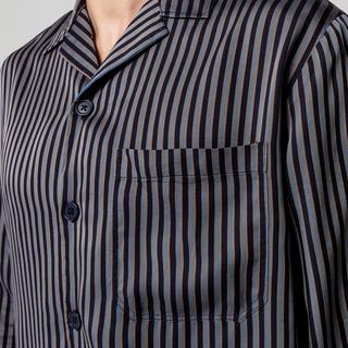 Manor Man Gestreiftes Langarmhemd  