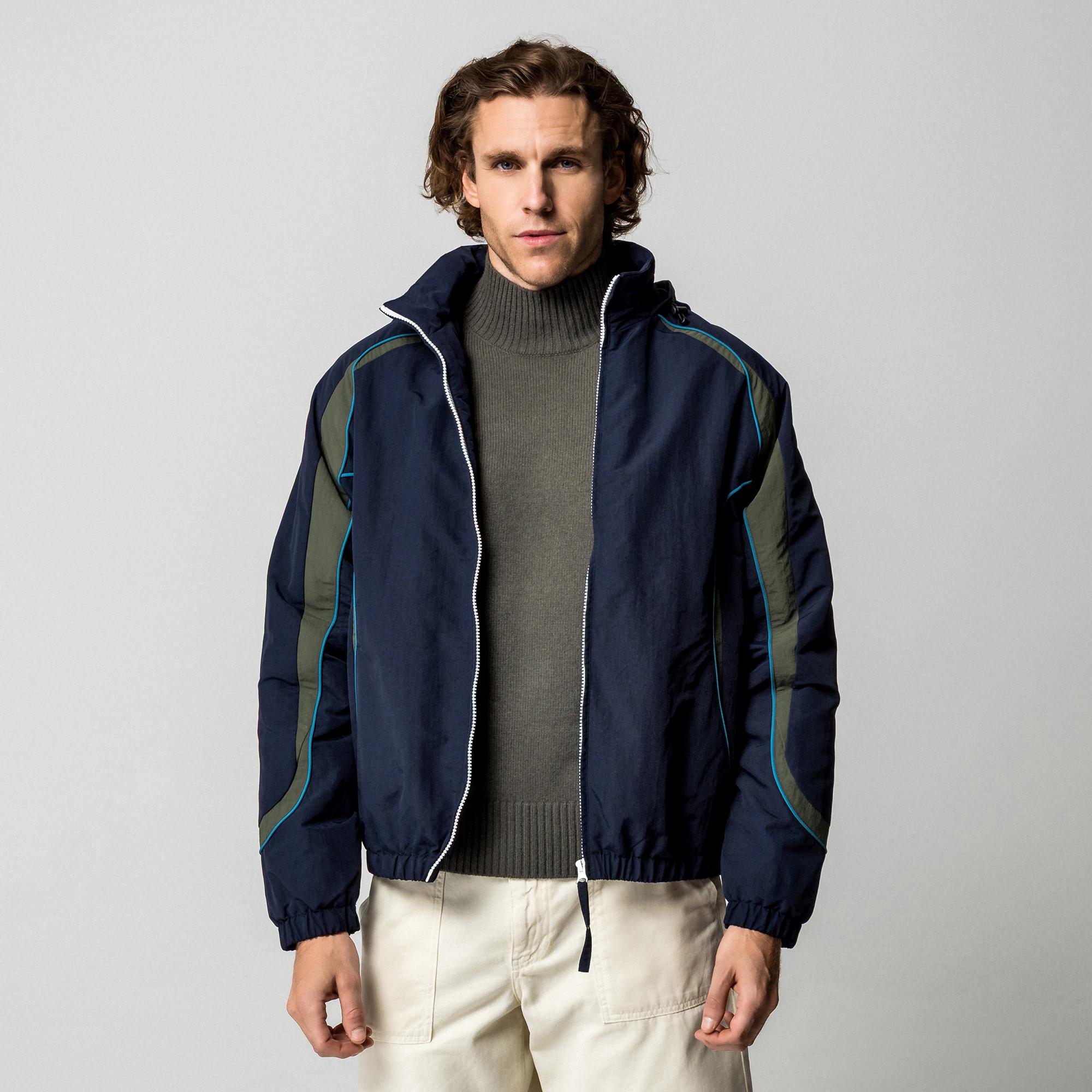 Manor Man Color Block Kapuzenjacke  