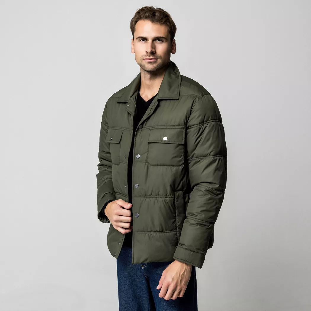 Manor Man - Steppjacke, für Herren, Khaki, Größe XXL