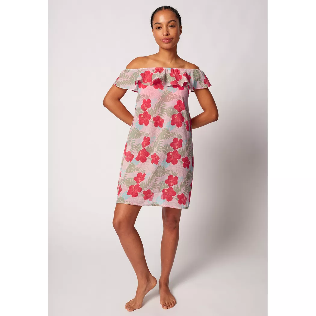 Skiny - Tunikakleid, kurzarm, für Damen, Pink, Größe 36-38