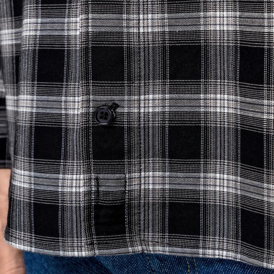 Manor Man Chemise à Carreaux Homme Manches Longues Regular Fit  